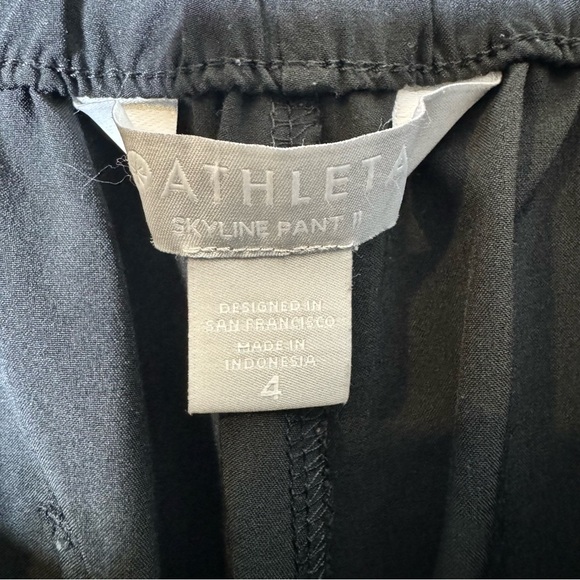 Athleta Lightweight Skyline Pant II - Black - Size 4 - Picture 7 of 9